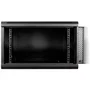 Phasak Armario rack mural 19 pulgadas 9U 600x600 mm PHO 3109 Negro